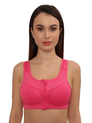 GLAMORAS Wirefree Sports Bra for Women – Full Coverage, Everyday Activewear Comfort